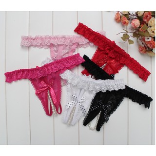 Quần chip lọt khe đính hạt cườm nhỏ sexy gợi cảm QLS041