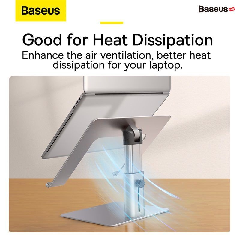 Giá Đỡ Tản Nhiệt Đa Năng Baseus Metal Adjustable Laptop Stand dùng cho Laptop/Mac
