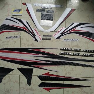 Trọn bộ tem Airblade 2012 màu trắng đỏ đen