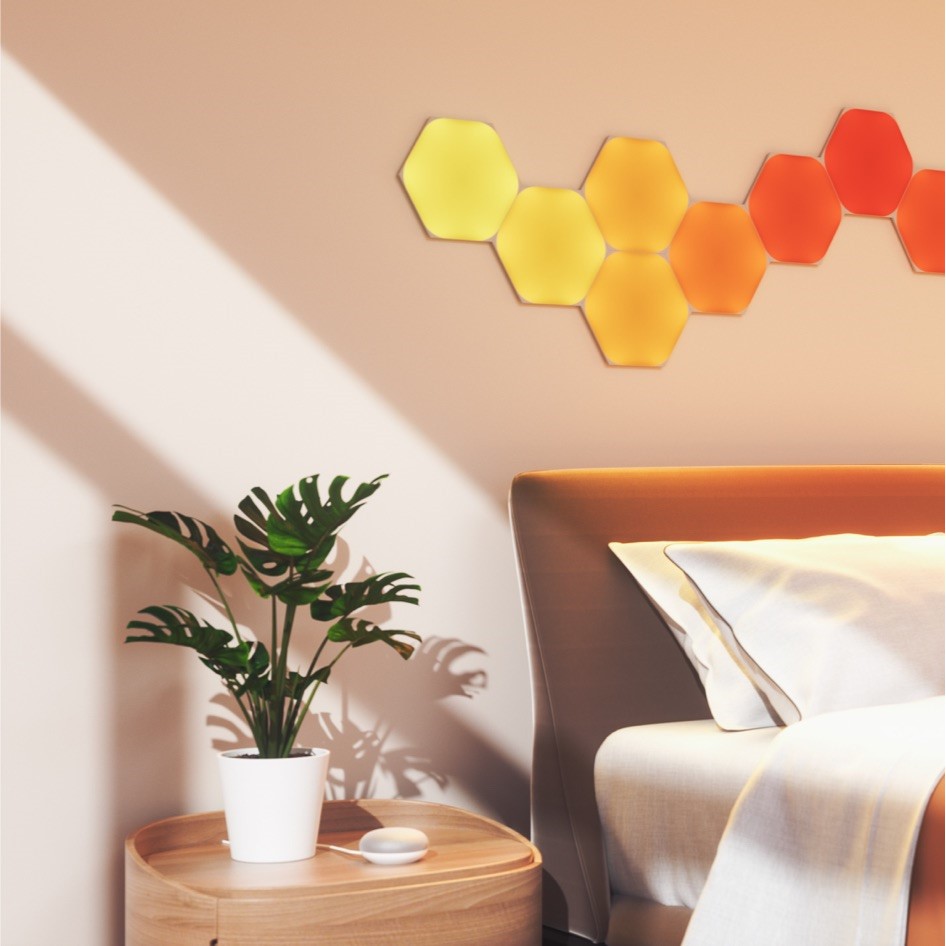 Bộ đèn thông minh Nanoleaf Shapes Hexagon Smarter Kit