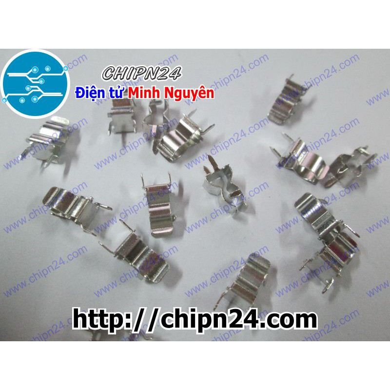 [12 CÁI] Đế Cầu Chì 5x20mm Sắt