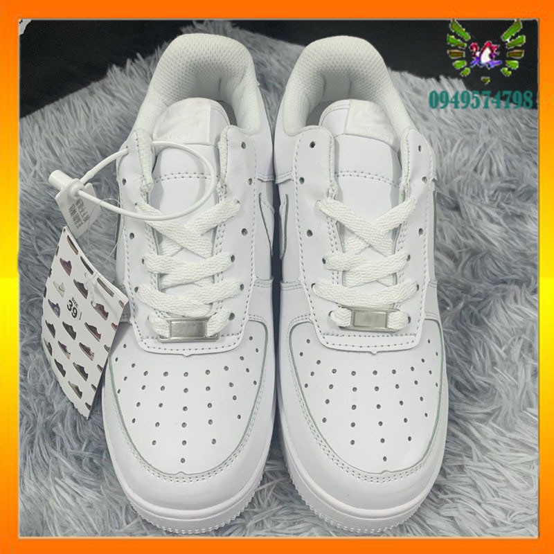 Giày sneaker thể thao all white [hỗ trợ đổi trả] cho nam nữ
