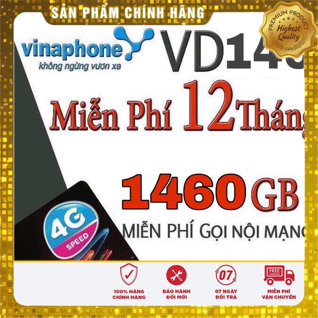 SIM 4G VINA VD149 KM 4GB/NGÀY VÀ VD89 KM 2GB/NGÀY XÀI TRỌN GÓI 1 NĂM KHÔNG TỐN PHÍ DUY TRÌ