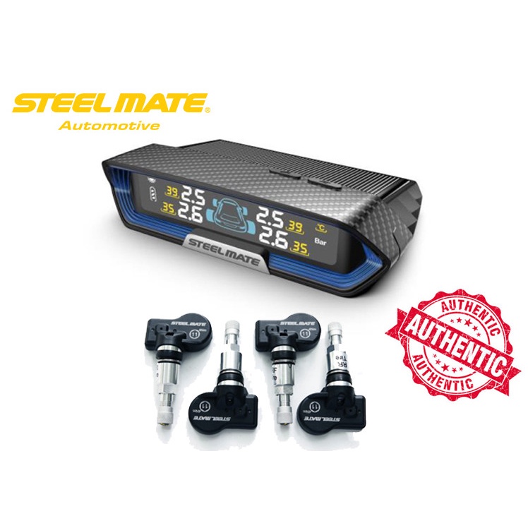 Cảm biến áp suất lốp STEELMATE TP-MT11 Pro - Hàng chính hãng bảo hành 3 năm
