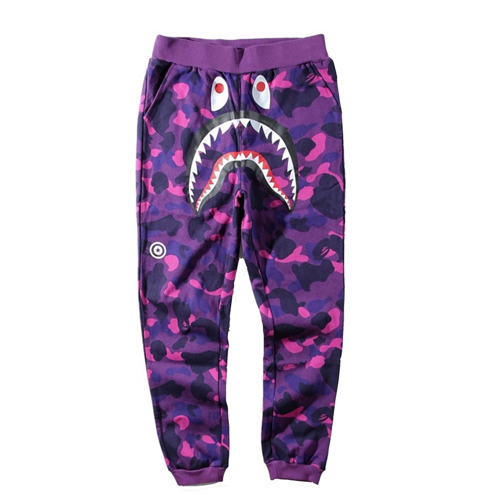 BAPE Quần Dài Thể Thao Phong Cách Harajuku Thời Trang Cho Nam