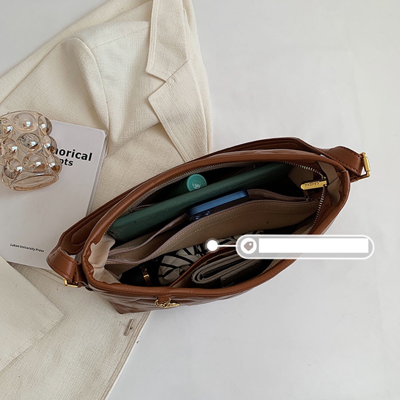 Ielgy Túi Đeo Vai Một Bên Vai Thiết Kế niche Độc Đáo Cho Nữ