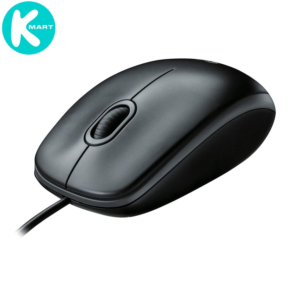 Chuột máy tính Logitech B100 (Đen) - Hàng Chính Hãng