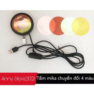 [MUA1 ĐƯỢC 4] Đèn Hoàng Hôn Rose, Đèn Sống Ảo, Đèn led trang trí Decor Đẹp 7w Annystore