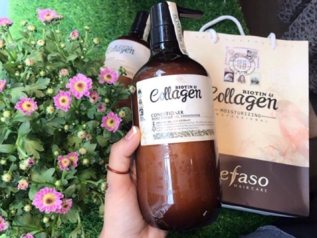 🌹🌺Bộ dầu gội & xả BIOTIN & COLLAGEN MEFASO 850ml x 2