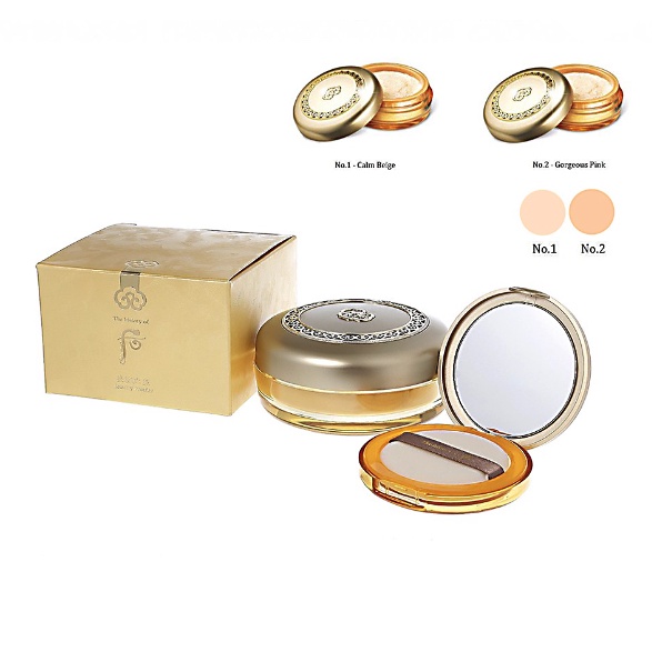 Phấn phủ bột bắt sáng Whoo Gongjinhyang Luxury Luminous Powder_ebisucosmetic