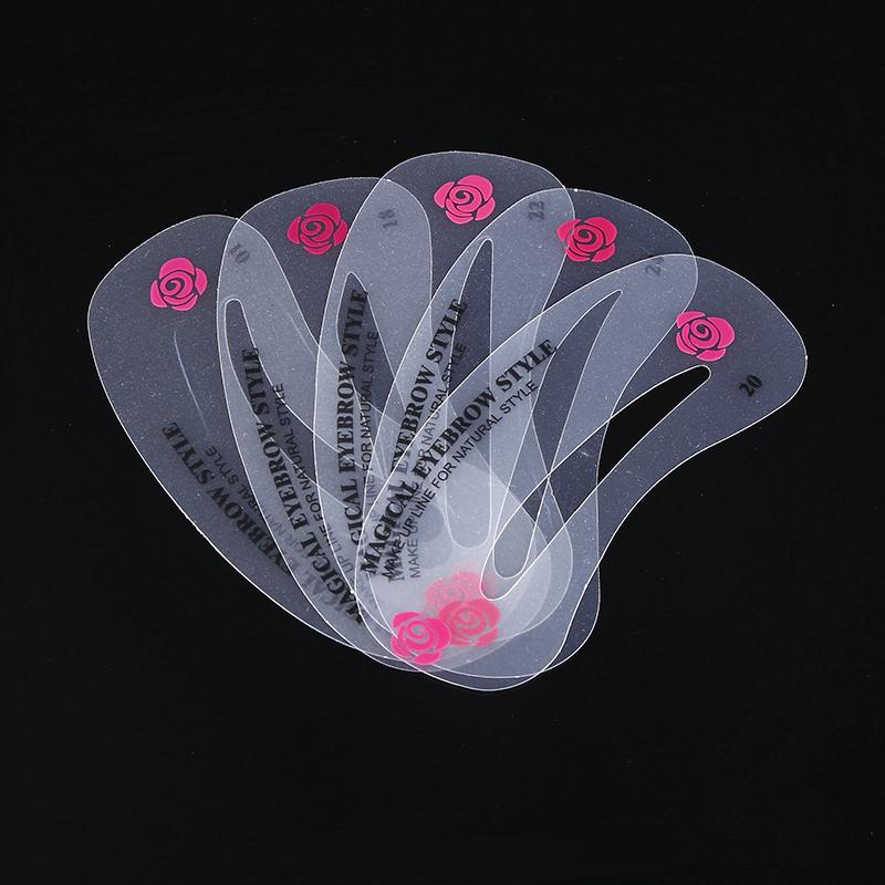 Reusable Eyebrow Stencils 24PCs Shaping Grooming Brow Template Make Up