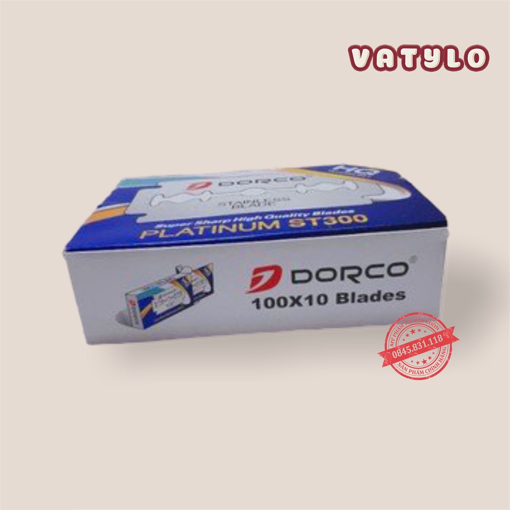 Dao cạo dorco chuẩn công ty 100 lưỡi DC18