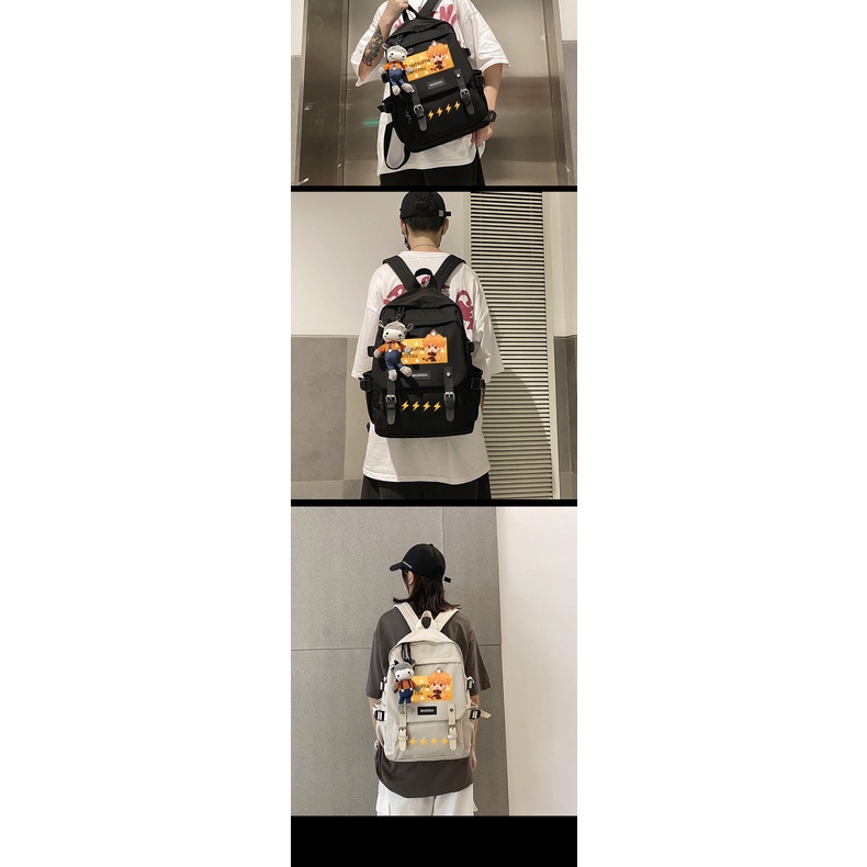 Balo in hình anime Demon Slayer Blade Tanjiro Zenyi Nidouzi thời trang unisex