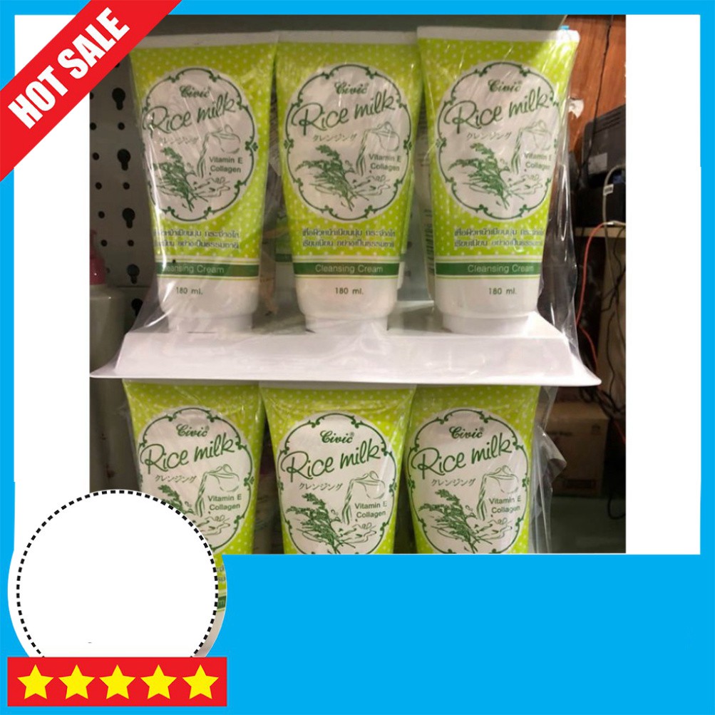 Sữa Rửa Mặt Gạo CIVIC RICE MILK Thái Lan 180ml