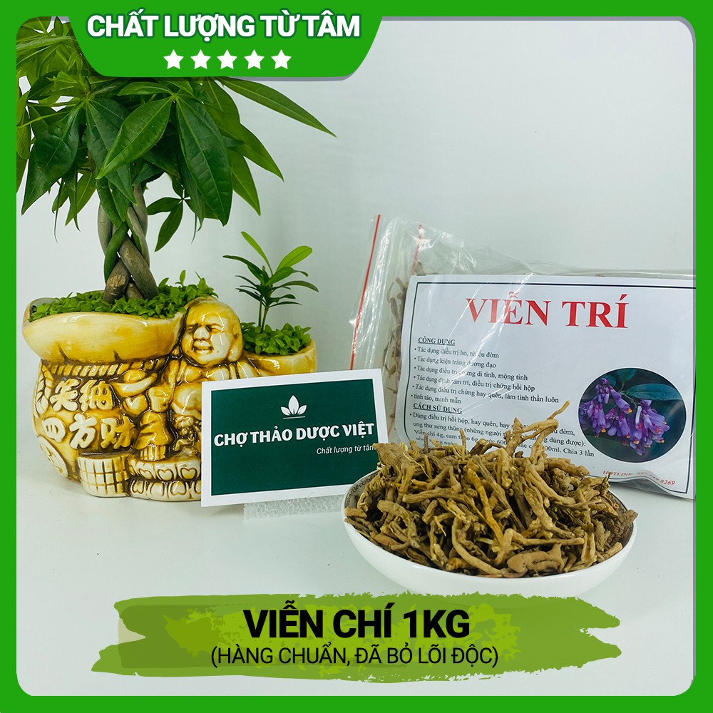 1kg Viễn Chí (Viễn trí hàng chuẩn, đã bỏ lõi độc) - Chợ Thảo Dược Việt