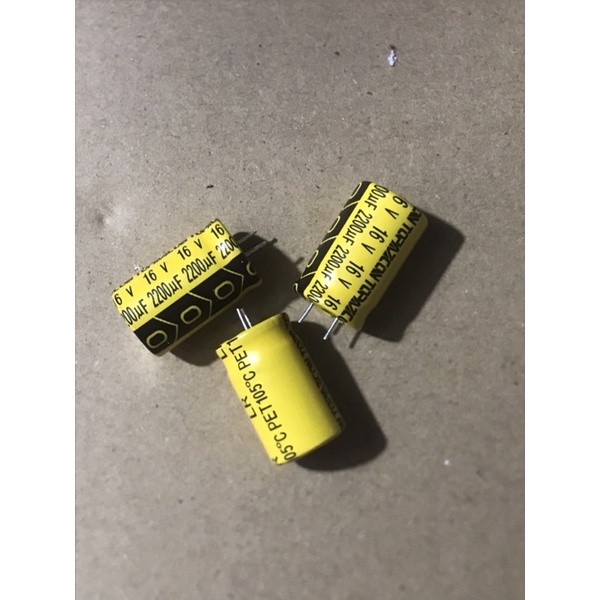 Tụ 16v 2200uf chính hãng