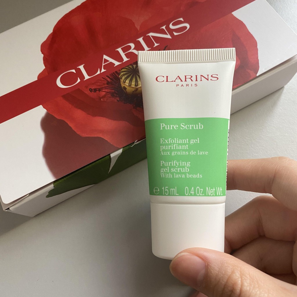 Gel Tẩy Tế Bào Chết Da Mặt Clarins Pure Scrub Purifying Gel Scrub 15ml