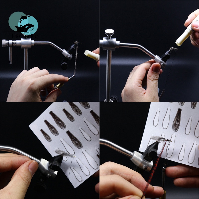 Mồi Câu Cá Giả Hình Cánh Ruồi Cao Cấp Tiện Lợi Dễ Sử Dụng