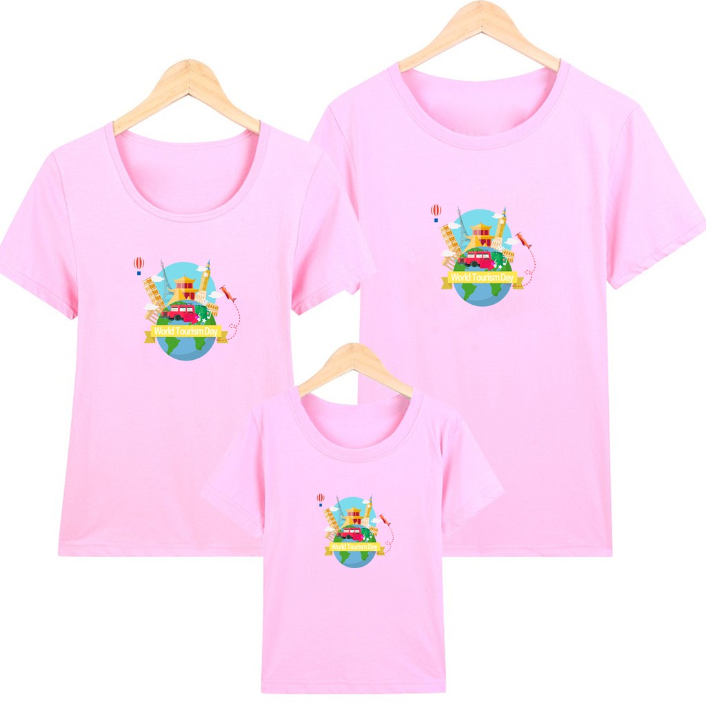 Áo thun gia đình in hình AoGĐ05 thời trang Everest