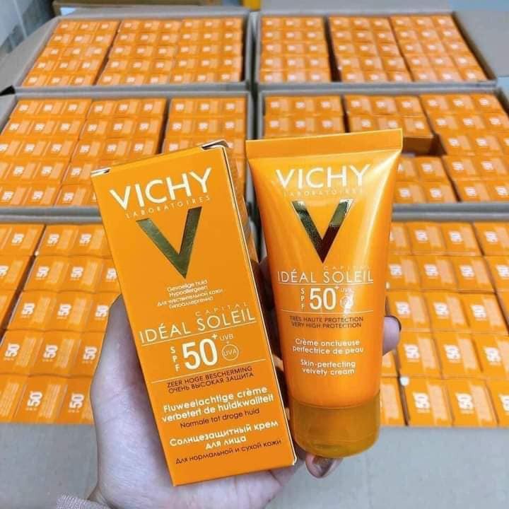 Kem  Chống Nắng VICHY SPF 50+ Ideal Soleil 50ml - Sản Phẩm Chính Hãng