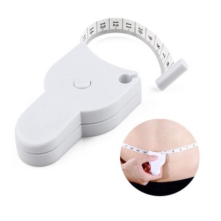 Thước dây đo eo, vòng bụng cuộn rút thu tự động 1.5 mét