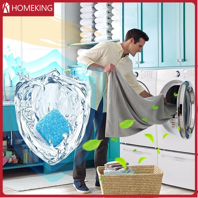 Viên sủi bọt vệ sinh máy giặt siêu sạch tiện dụng