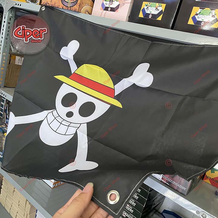 Cờ hải tặc Luffy 60 x 90cm - Cờ One Piece