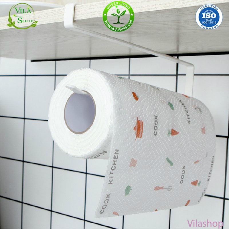2 Cuộn Giấy Lau Nhà Bếp, Giấy Thấm Dầu Đa Năng Nhà Bếp Xuân Hoa Siêu Dai, Thấm Hút Nước Cực Tốt, Tái Sử Dụng Nhiều Lần