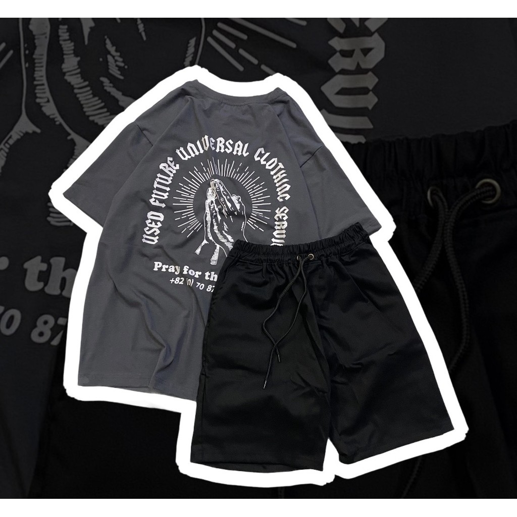 [Mã SKAMA06 giảm 8% tối đa 50K đơn 250K] Áo Thun BÀN TAY màu xám form unisex | BigBuy360 - bigbuy360.vn