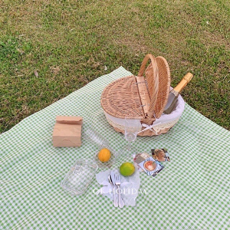 (SẴN) KHĂN TRẢI BÀN,VẢI THẢM PICNIC CARO