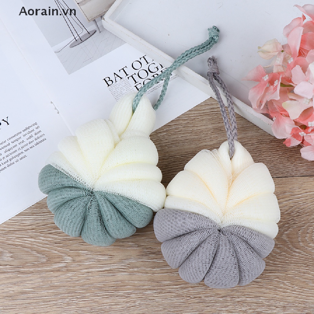 Bông Tắm Sợi nylon Cotton Siêu Mềm Hình Bông Hoa Giúp Tẩy Tế Bào Chết Cho Cơ