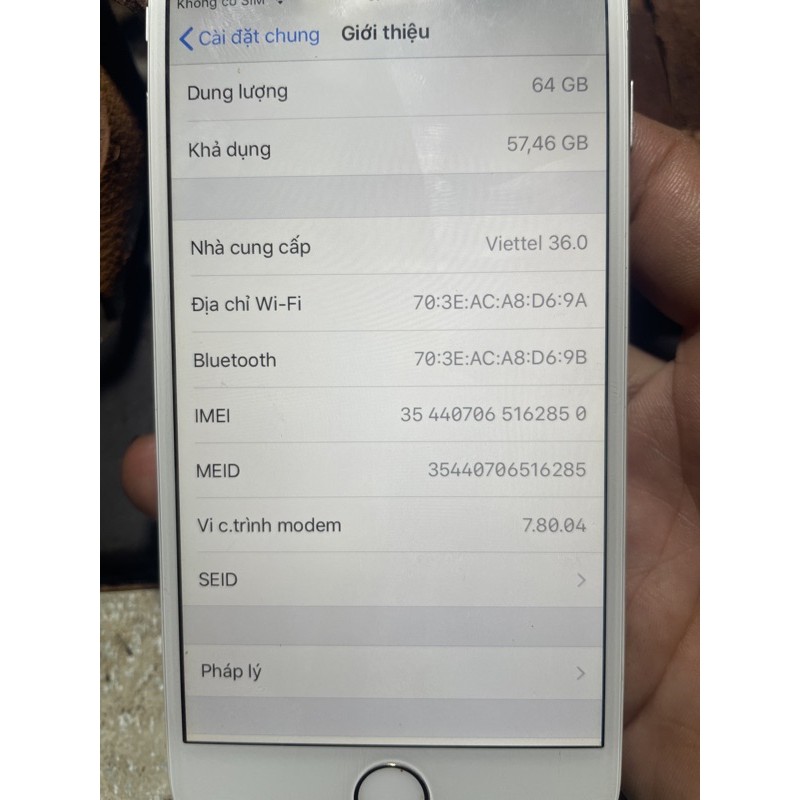 main điện thoại iPhone 6 64gb iCloud ẩn rẻ như xác