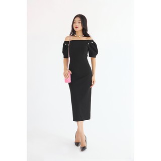 Đầm tay cúc ngoc trai 20 again doa0405