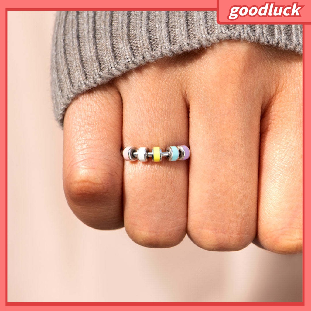 Kdfs- Nhẫn Hở Cảm Ứng Xếp Chồng Được Phụ Kiện Trang Sức Cho Nữ