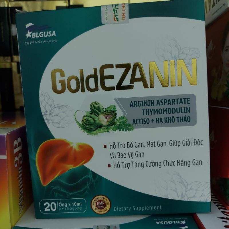 Goldezanin mát gan hộp 20 ống