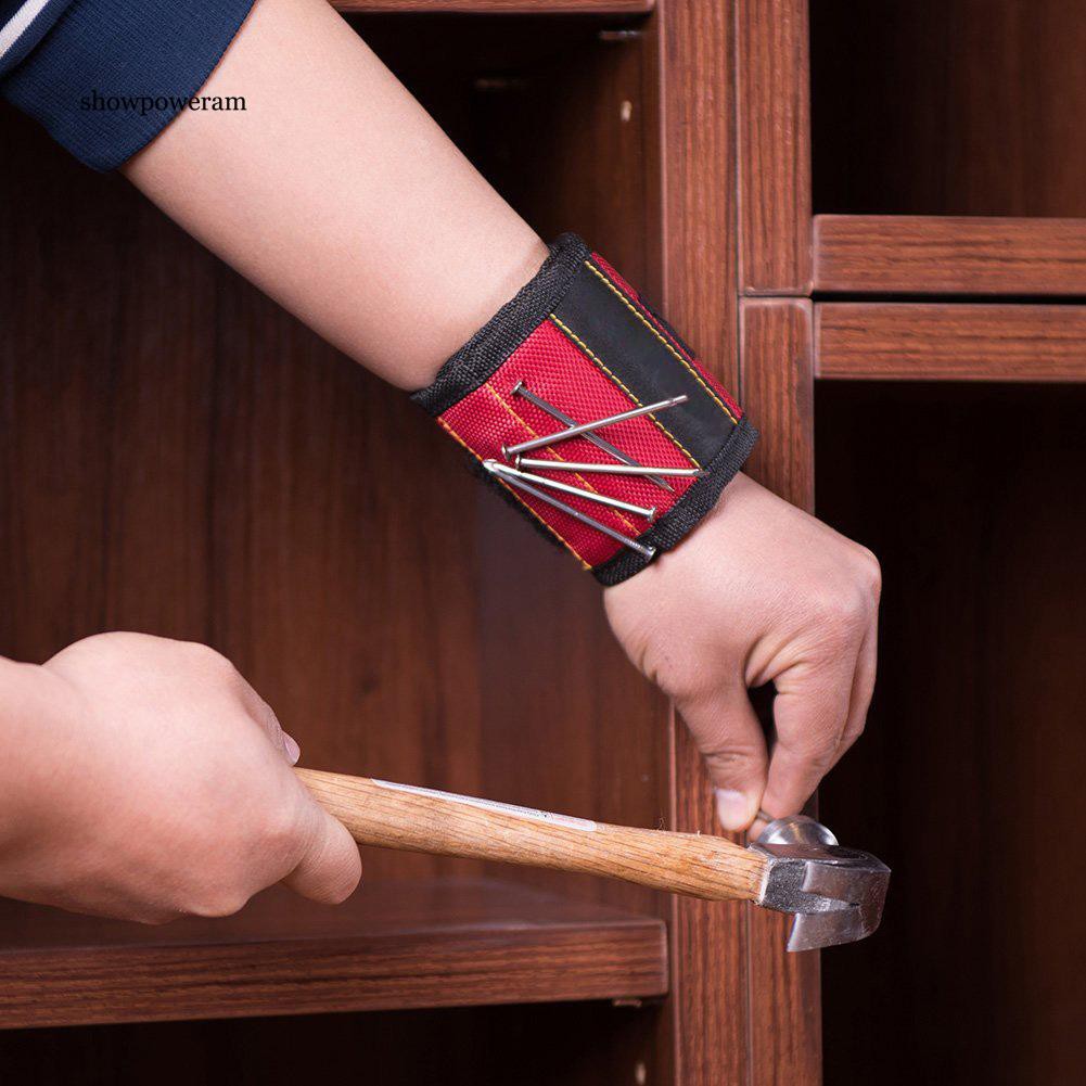 Dây nam châm đeo cổ tay giữ đinh vít tiện dụng