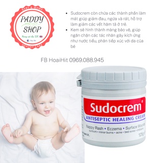 Kem hăm tã cho trẻ sơ sinh Sudocrem nội địa Anh 125g