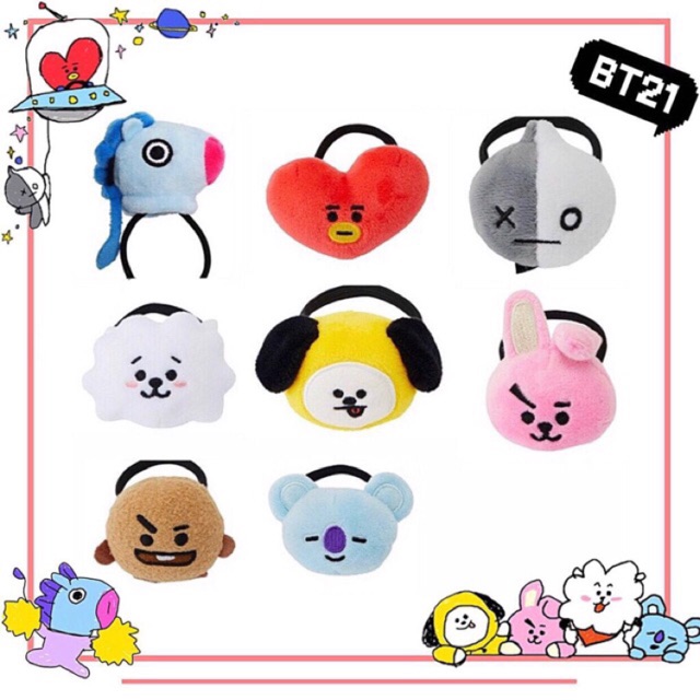 Dây cột tóc BT21