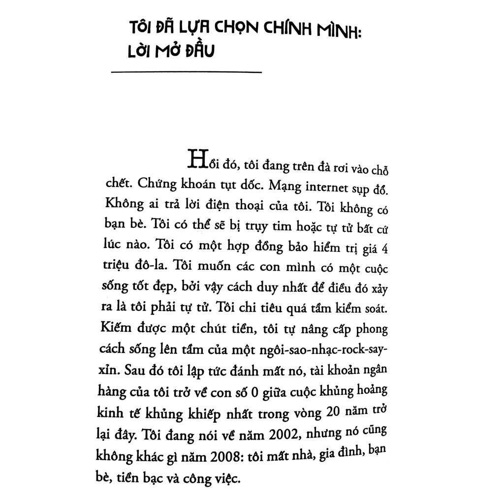 Sách - Tôi lựa chọn chính mình