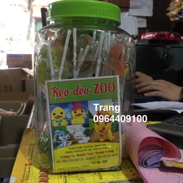 Kẹo dẻo hình con vật (50 chiếc)