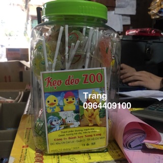 Kẹo dẻo hình con vật (50 chiếc)