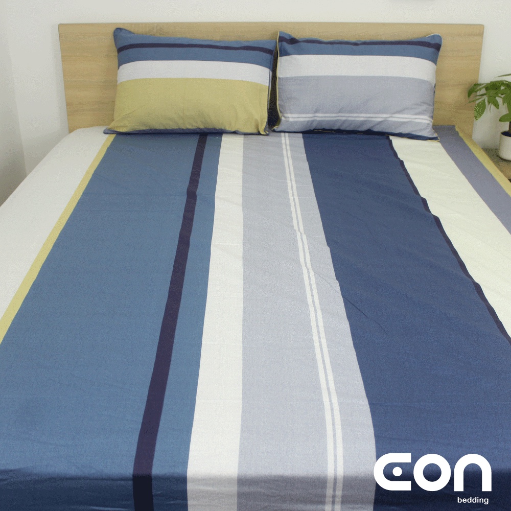 Ga giường Cotton 100% 1m6x2m 1m8x2m Conbee, ga trải giường bo drap giường ra giường vải thoáng mát, không xù lông