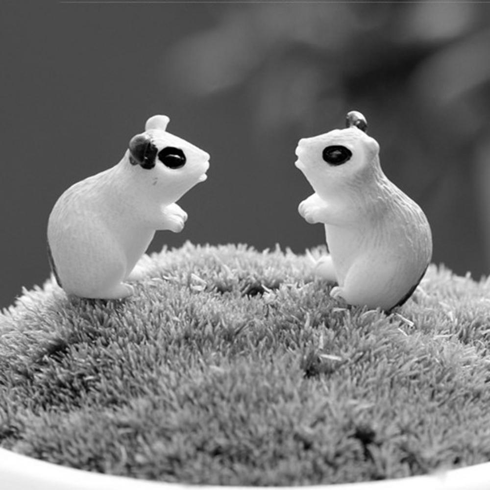 Set 2 / 10 Mô Hình Chuột Hamster Trang Trí Sân Vườn
