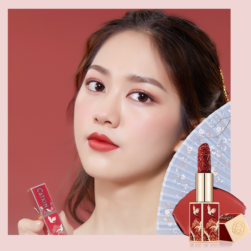 CATKIN Son môi nội địa Trung dưỡng ẩm lâu trôi son nội địa trung 3.6g