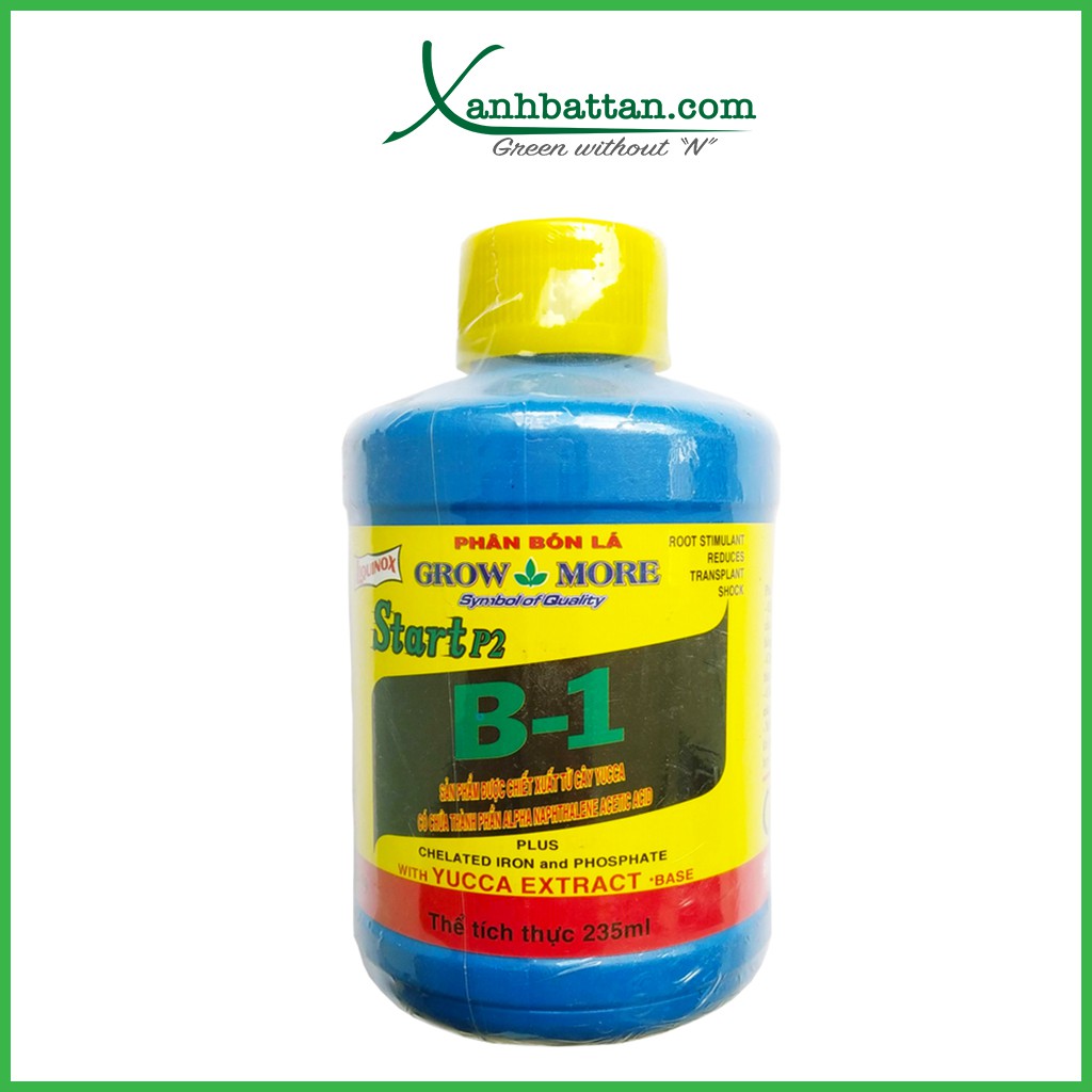 Chế phẩm vitamin B1 cho lan GROWMORE 235 ml