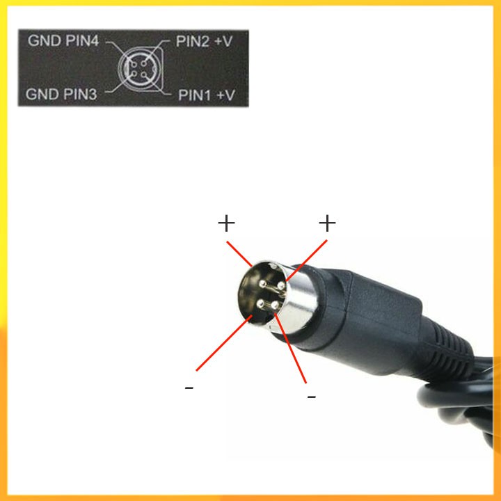 Adapter nguồn đầu ghi hình Hikivion 7816HE 12v