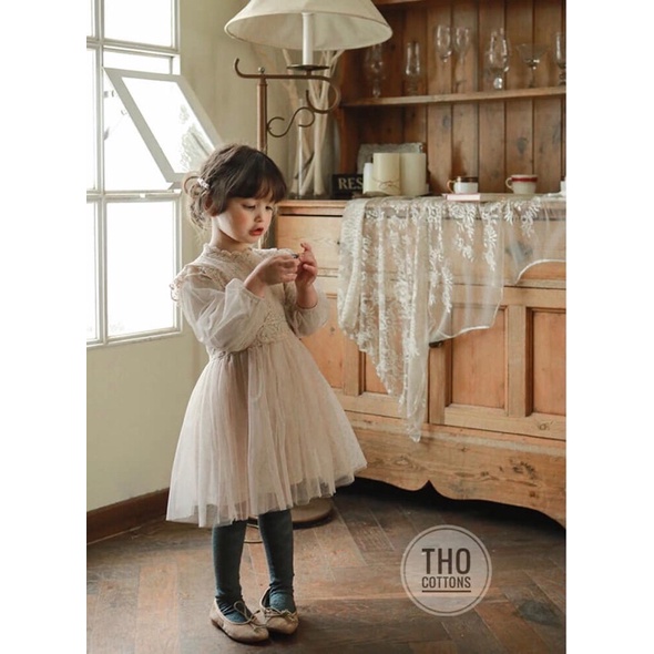 Váy cánh tiên Hàn Quốc bé gái siêu điệu đà