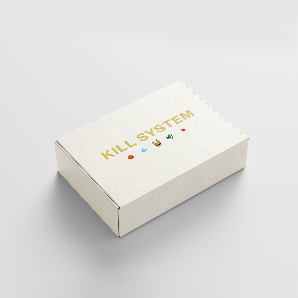 Hộp quà tặng Kill System gift box, thiết kế tinh tế đơn giản, chất liệu giấy cứng cáp, phù hợp tặng quà