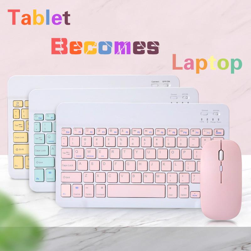 Bàn Phím Bluetooth Siêu Mỏng 10 Inch + Chuột 1600 DPI Cho iPad Apple Android (có bán lẻ) | BigBuy360 - bigbuy360.vn