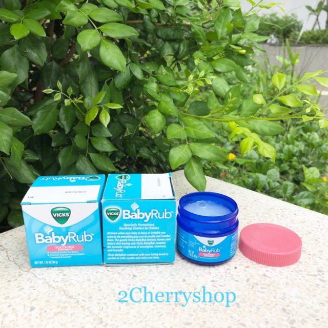 Dầu bôi ấm ngực cho bé Vicks BabyRub cho bé 3 tháng +